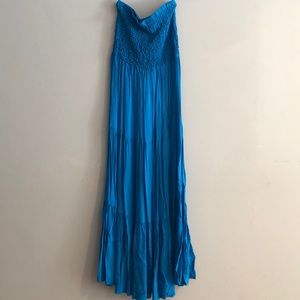 Michael Kors blue maxi dress